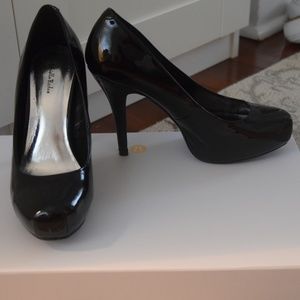 Gabriella Rocha black patent heels